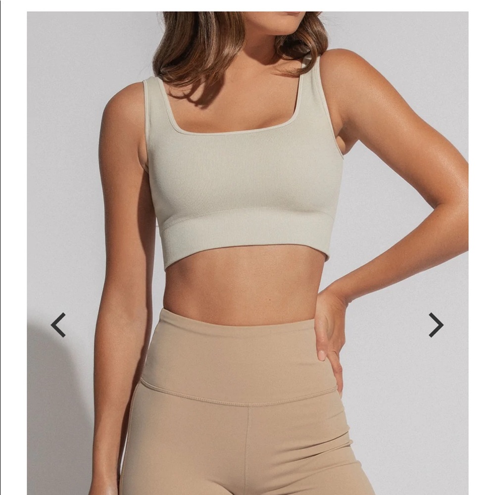 Unlabeled seamless crop top